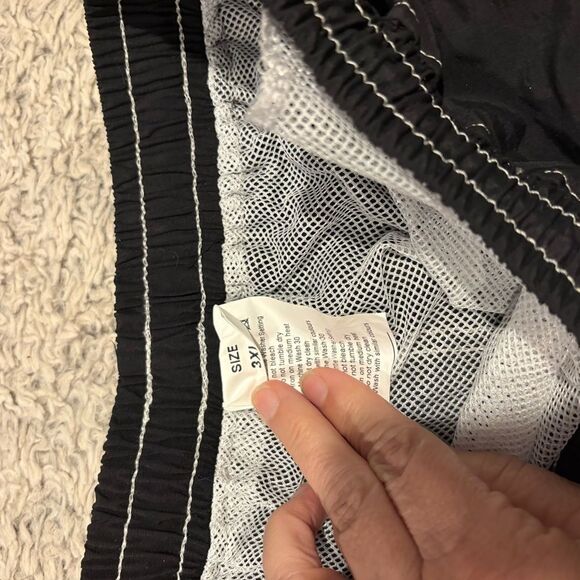 Men's Black swim shorts - Picture 2 of 4